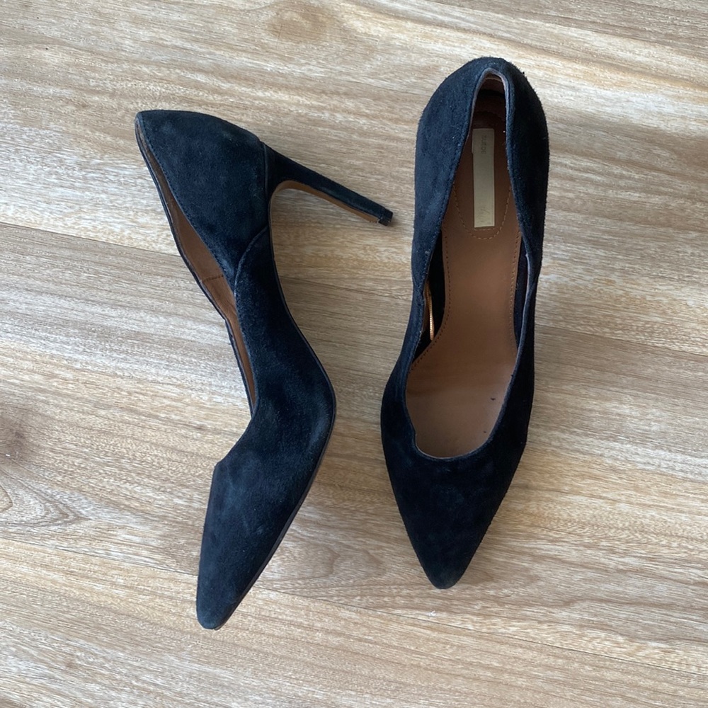 Black Suede stiletto heels - h&m - High heels- only worn a few times